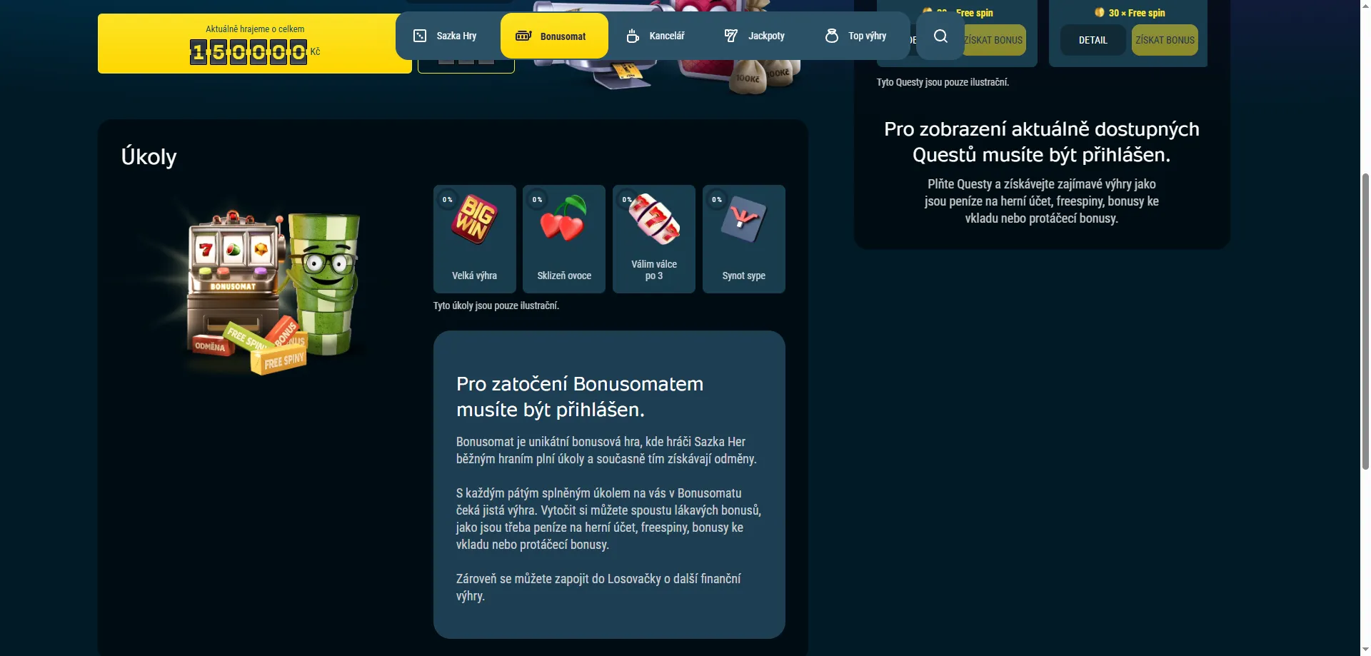 Sazka Casino bonusy a věrnostní program – free spiny a odměny